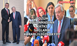 BM Genel Sekreteri Antonio Guterres, KKTC'de açıklamalarda bulundu