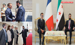 Suriye Cumhurbaşkanı Şara, Fransa Cumhurbaşkanı Macron ile görüştü