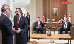 Cumhurbaşkanı Yardımcısı Cevdet Yılmaz, KKTC Cumhurbaşkanı Tufan Erhürman ile görüştü