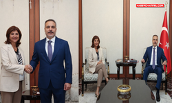 Bakan Hakan Fidan, BM Genel Sekreterinin Kıbrıs Şahsi Temsilcisi María Cuellar kabul etti