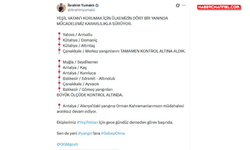 Yalova, Kütahya ve Çanakkale yangınları tamamen kontrol altına alındı