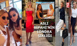 Aslı Sipahi, Londra’da dostlarıyla hasret giderdi
