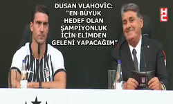 Beşiktaş'ta Dusan Vlahovic için imza töreni düzenlendi