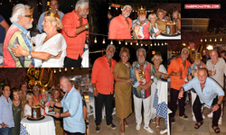 Fedon 80. yaşını Garos Bodrum'da dostlarıyla kutladı