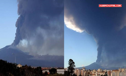 Etna Yanardağı kül püskürttü