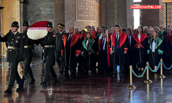 Yargıtay üyelerinden adli yıl açılışında Anıtkabir'e ziyaret