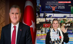 Bakan Osman Aşkın Bak'tan, milli para yüzücülere tebrik