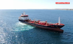 Silivri açıklarında kazaya karışan ALSU isimli gemi havadan görüntülendi