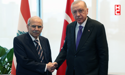 Cumhurbaşkanı Erdoğan, Türkevi'nde Lübnan Başbakanı Nevaf Selam ile görüştü