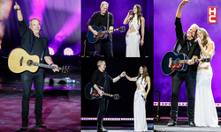 Garou ve Defne Samyeli’den Harbiye’de alkış alan düet