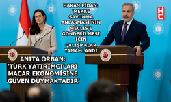 Bakan Hakan Fidan, Macar mevkidaşı Anita Orban ile ortak basın toplantısı düzenledi