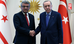 Cumhurbaşkanı Erdoğan, KKTC Cumhurbaşkanı Erhürman ile görüştü