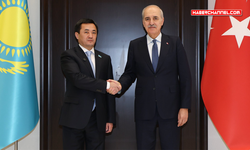 TBMM Başkanı Kurtulmuş, Kazakistan Kurultayı Başkanı Dadebay ile görüştü