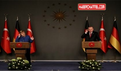 Erdoğan ile Merkel ortak basın toplantısı düzenliyor