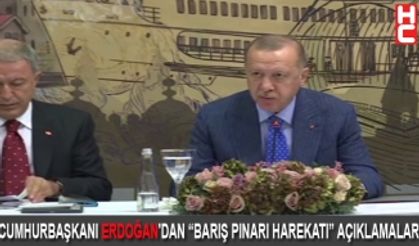 CUMHURBAŞKANI ERDOĞAN'DAN BARIŞ PINARI HAREKATI AÇIKLAMALARI