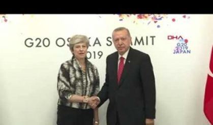 ERDOĞAN, THERESA MAY İLE GÖRÜŞTÜ