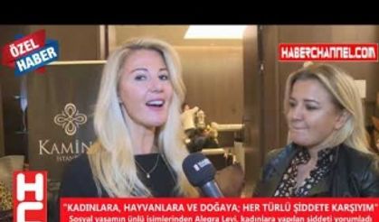 "KADINLARA, HAYVANLARA VE DOĞAYA; HER TÜRLÜ ŞİDDETE KARŞIYIM"