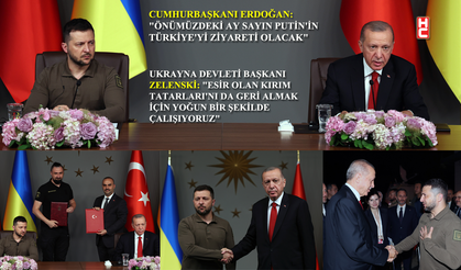 Erdoğan, Zelenski ile ortak basın toplantısı yaptı