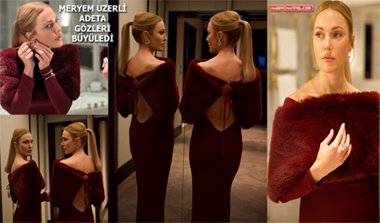 Meryem Uzerli, güzelliği ve şıklığıyla göz kamaştırdı...