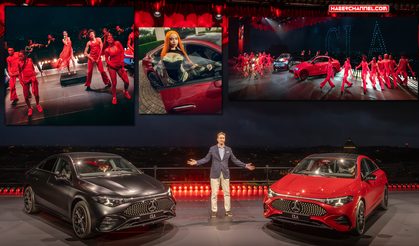 Yepyeni Mercedes-Benz CLA, Roma'daki dünya prömiyerinde unutulmaz bir performans sergiledi