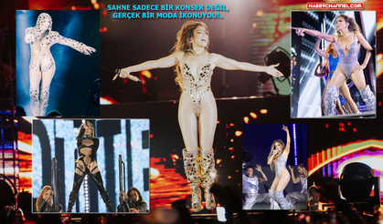 Jennifer Lopez dans şovlarıyla İstanbul'u mest etti