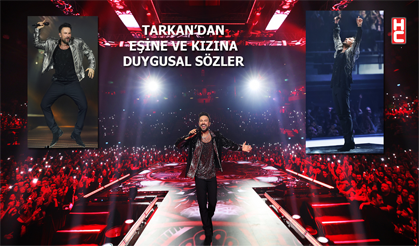 Tarkan “Beni Çok Sev” diyerek sahneden seslendi…