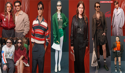 Paris Fashion Week: Ünlüler Lacoste FW26 defilesinde buluştu