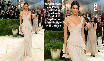 Kendall Jener, Met Gala'da şıklığıyla ve zarafetiyle büyüledi