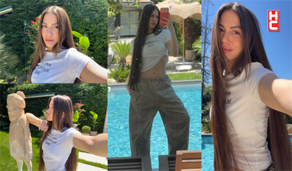 Sade ve Doğal: Demet Özdemir'den bayram pozları