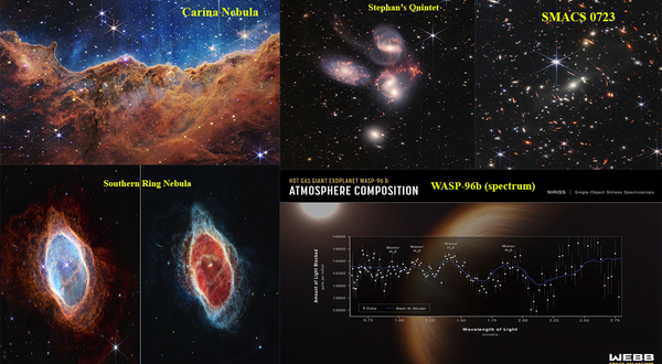 NASA, James Webb’in çektiği renkli fotoğrafları yayınladı!