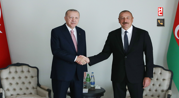 Cumhurbaşkanı Erdoğan, Azerbaycan Cumhurbaşkanı İlham Aliyev ile görüştü