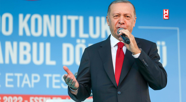 Cumhurbaşkanı Erdoğan: "Bugüne kadar 3 milyon konutun dönüşümünü tamamladık"