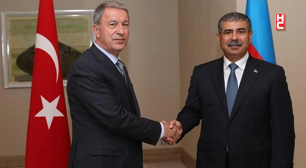 Savunma Bakanı Akar, Azerbaycanlı mevkidaşı Hasanov ile görüştü
