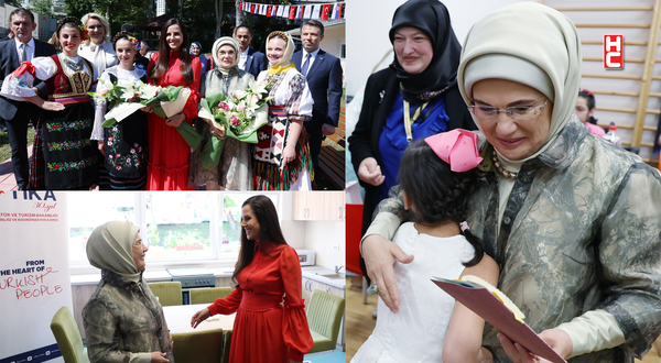 Emine Erdoğan, Zveçanska Annelik Merkezi’ni ziyaret etti