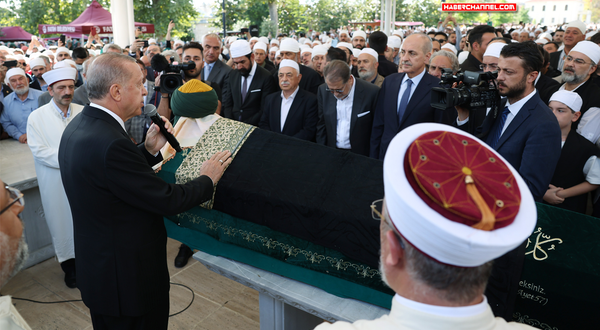 Cumhurbaşkanı Erdoğan, İnançer'in cenaze törenine katıldı