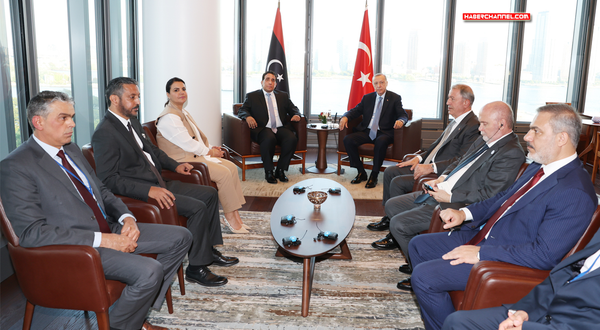Cumhurbaşkanı Erdoğan, Libya Başkanlık Konseyi Başkanı ile görüştü...