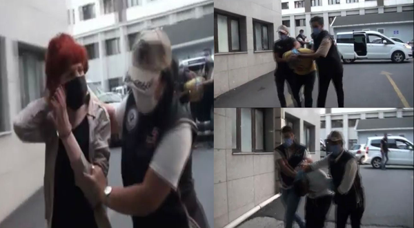 HDP'li Semra Güzel İstanbul Emniyet Müdürlüğü'ne getirildi...