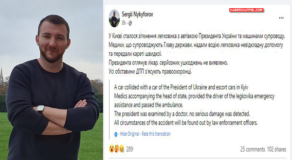 Serhiy Nykyforov: "Zelenski’nin kazası soruşturuluyor"