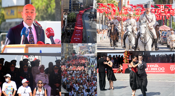 İzmir'de kurtuluşun 100'üncü yılına coşkulu kutlama...
