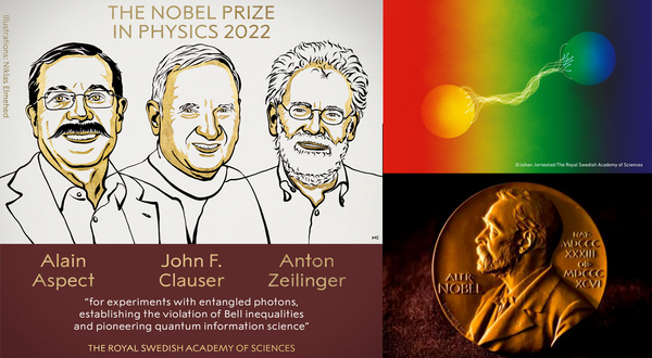 2022 Nobel Fizik Ödülü, üç bilim insanına verildi!