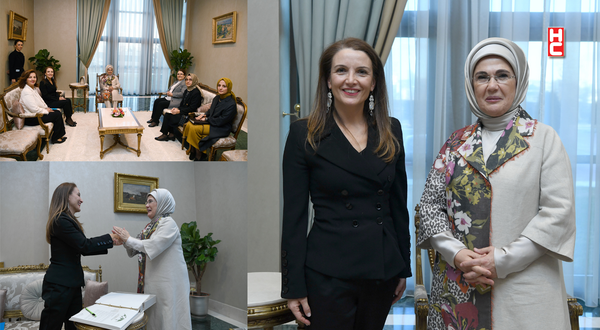 Emine Erdoğan, UNICEF Türkiye Temsilcisi Regina De Dominicis ile görüştü