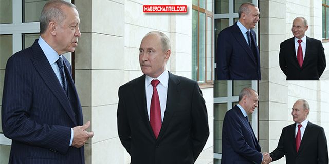 Cumhurbaşkanı Erdoğan'ın Vladimir Putin ile yaptığı görüşme sona erdi