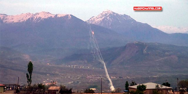 Irak'ın kuzeyindeki PKK hedefleri obüslerle vuruldu