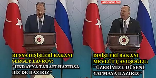 Çavuşoğlu ve Lavrov'dan 'tahıl koridoru' açıklaması...