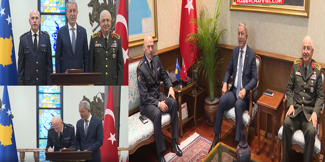 Savunma Bakanı Akar, Kosova Güvenlik Kuvveti Komutanı’nı kabul etti