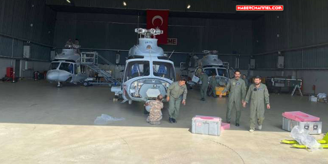 MSB: Katar’a ait 3 helikopter ile Azerbaycan’a ait 1 yangın söndürme uçağı Dalaman’a ulaştı