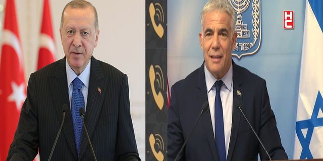 Cumhurbaşkanı Erdoğan, İsrail Başbakanı Yair Lapid ile telefonda görüştü