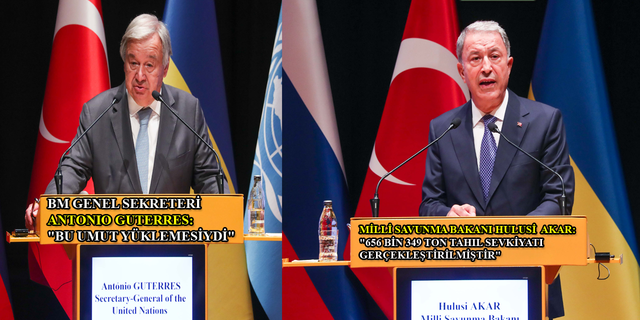 Savunma Bakanı Akar ile BM Genel Sekreteri Guterres'ten açıklamalar