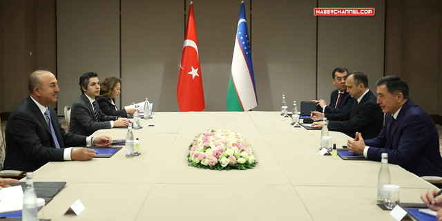 Dışişleri Bakan Çavuşoğlu, Özbekistan Dışişleri Bakanı Norov ile görüştü