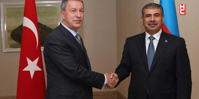 Savunma Bakanı Akar, Azerbaycanlı mevkidaşı Hasanov ile görüştü